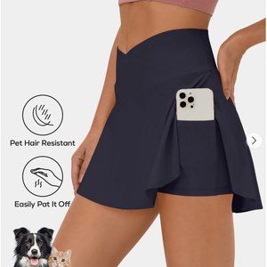 MOVING, MUST GO⚡️Halara NWT Patitoff™ Flow Crossover Pocket Skirt